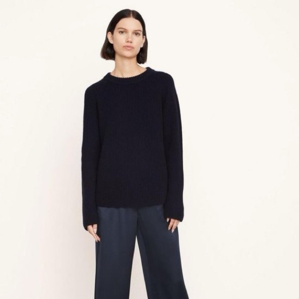 Vince Shaker Rib Crewneck Sweater size Small
